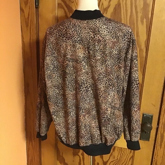 3 for 20 $ bundle Vintage 90s leopard print long sleeve top - Picture 10 of 10